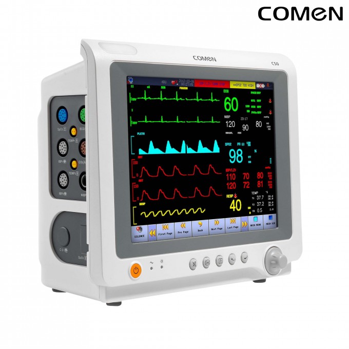 Прикроватный монитор пациента COMEN модульный 122 типа обнаружение аритмии C50