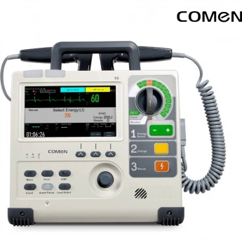 Дефибриллятор COMEN S5 до 360 Дж Цветной дисплей