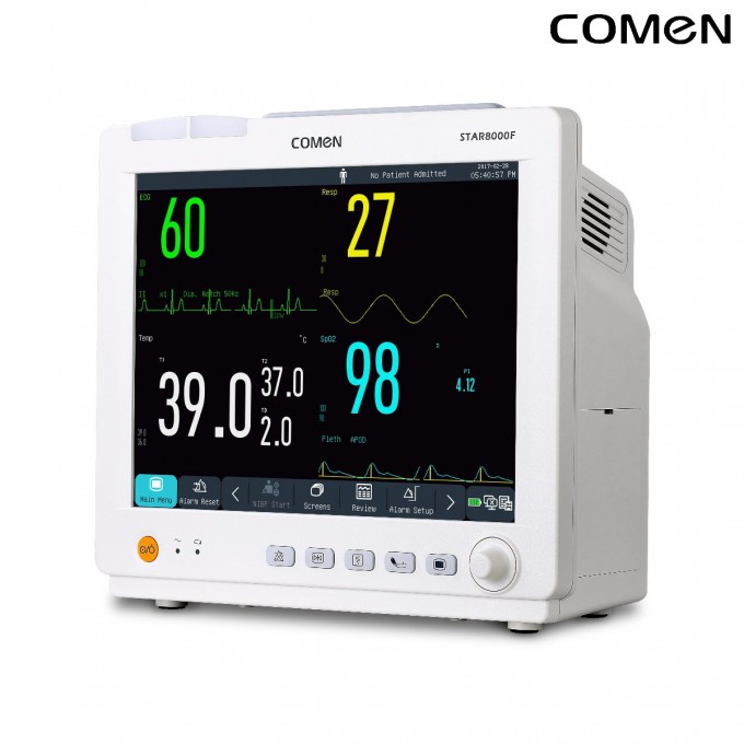 Многофункциональный монитор пациента COMEN STAR 8000F с большим дисплеем длительное время автономной работы STAR-8000F