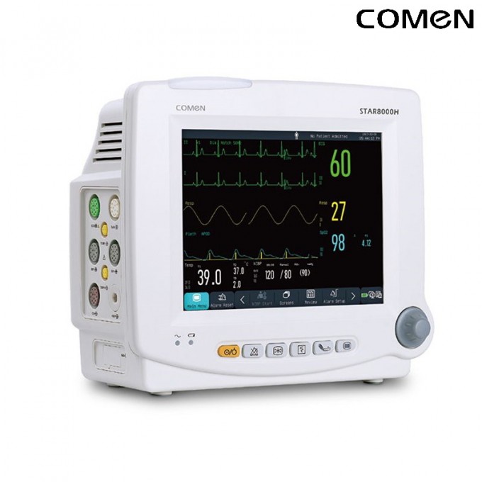 Многофункциональный монитор пациента COMEN STAR 8000H с сенсорным экраном, непрерывным мониторингом ЭКГ и капнографией STAR-8000H