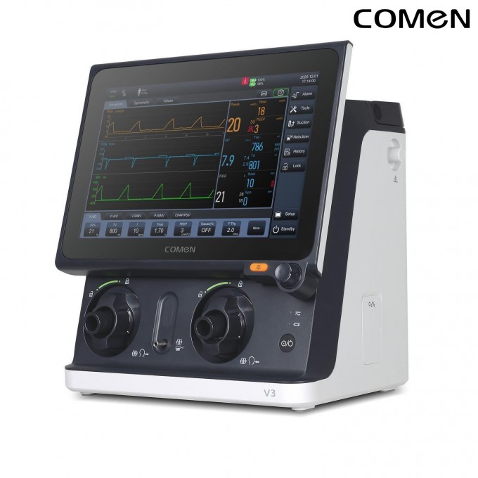 Аппарат ИВЛ COMEN Портативный сенсорный экран V3